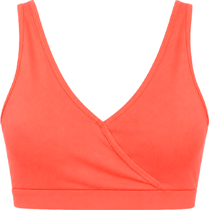 Top Olímpico Cruzado — Naranja